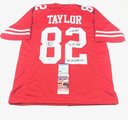 John Taylor Signed Jersey PSA/DNA JSA San Francisco: John Taylor Signed Jersey PSA/DNA JSA San Francisco 49ers Player: John Taylor Original/Reprint: Original Sport: Football-NFL Team: San Francisco 49ers Product: Jersey Autograph Authentication: Profess
