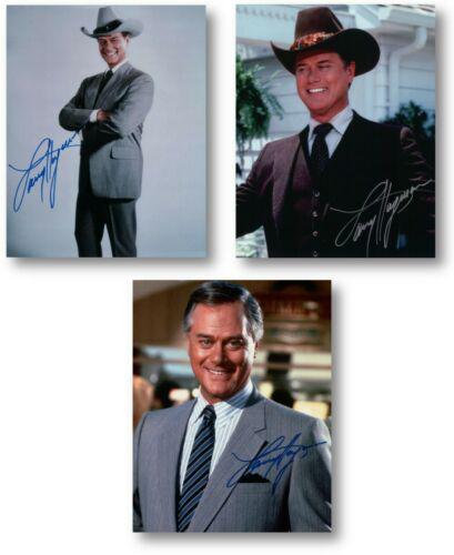 Larry Hagman Signed Autographed 8X10 Three Photo Lot: Larry Hagman Signed Autographed 8X10 Three Photo Lot Dalls J.R. Ewing A Object Type: Photograph Industry: Television Original/Reproduction: Original Signed by: Larry Hagman Autograph Authentication: C