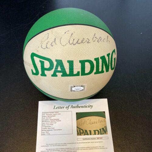 Red Auerbach Signed Autographed Full Size Boston: Red Auerbach Signed Autographed Full Size Boston Celtics Basketball With JSA Product: Ball Sport: Basketball-NBA Autograph Authentication: James Spence (JSA) Original/Reprint: Original PLEASE NOTE: Fr