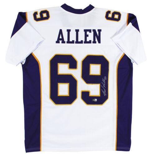 Jared Allen Signed White Pro Style Jersey Autographed: Jared Allen Signed White Pro Style Jersey Autographed BAS Sport: Football-NFL Product: Jersey Original/Reprint: Original Player: Jared Allen Team: Minnesota Vikings Autograph Authentication: Beckett P