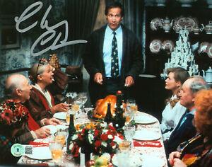 Chevy Chase Christmas Vacation Signed 8x10 Turkey: Chevy Chase Christmas Vacation Signed 8x10 Turkey Dinner Photo BAS Industry: Movies Object Type: Photograph Original/Reproduction: Original Autograph Authentication: Beckett PRODUCT_COA: Beckett PRODU