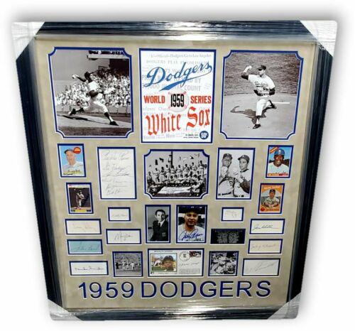 Sandy Koufax Don Drysdale Gil Hodges Pee Wee Reese +++: Sandy Koufax Don Drysdale Gil Hodges Pee Wee Reese +++ 1959 World Series Sport: Baseball-MLB Product: Photo Original/Reprint: Original Player: Sandy Koufax Autograph Authentication: Global Authentics