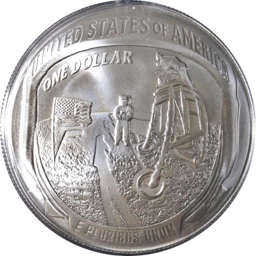 2019 Apollo 11 50th Anniv Commem Coin - Uncirculated: 2019 Apollo 11 50th Anniv Commem Coin - Uncirculated Silver $1 - OGP & COA Certification: Uncertified Circulated/Uncirculated: Uncirculated Grade: MS Composition: Silver Year: 2019 The MYNT Guarantee: