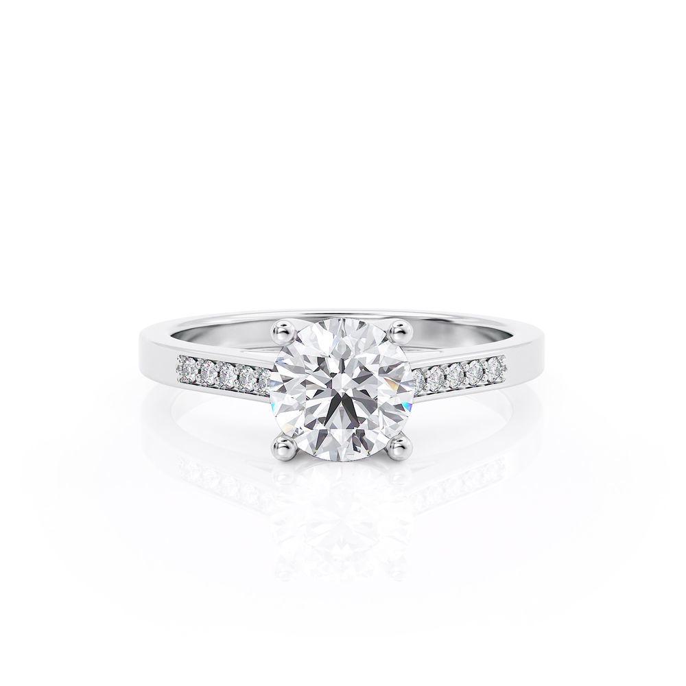 Diamond Ring Ct TCW Gold 4K 2.50 g: Diamond Ring Ct TCW Gold 4K 2.50 g Model Code: MD3866VR Collection: Classic Style: Solitaire With Accents Total Carat Weight: 1 Metal 1 Weight: 2.5 Metal 1 Purity: 14K Gemstone 1 Code: 0.9HVS1 Gemston