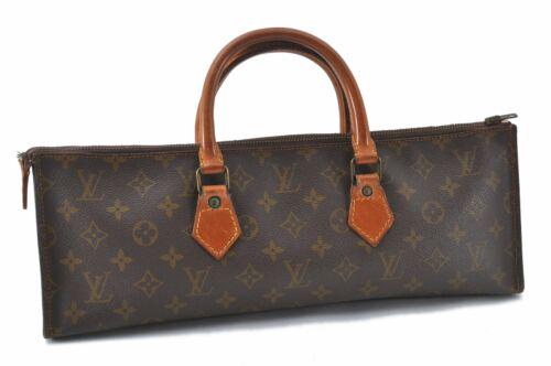 Louis Vuitton Monogram Sac Trico Hand Bag Old Model LV: Louis Vuitton Monogram Sac Trico Hand Bag Old Model LV Brand: Louis Vuitton Exterior Material: Monogram Canvas Style: Hand Bag Department: Women Exterior Color: Brown Bag Height: 5.3inches (13.5cm) Ba