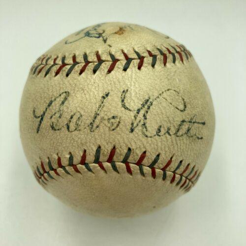 Beautiful Babe Ruth & Lou Gehrig Signed American League: Beautiful Babe Ruth & Lou Gehrig Signed American League Baseball PSA DNA & Product: Ball Sport: Baseball-MLB Autograph Authentication: James Spence Authentication (JSA) Team: New York Yankees Player: