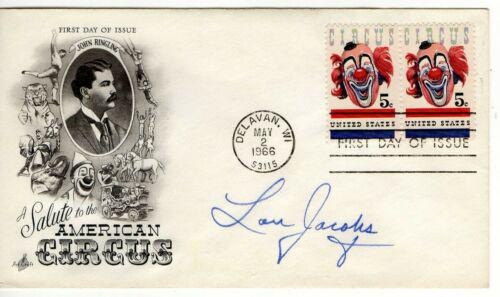 Lou Jacobs Signed Autographed FDC Envelope American: Lou Jacobs Signed Autographed FDC Envelope American Circus BAS Object Type: Cards & Paper Industry: Television Original/Reproduction: Original Autograph Authentication: Beckett Authentication Player: