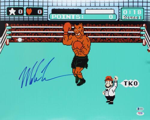 Mike Tyson Signed 16x20 Punch Out Photo Autographed: Mike Tyson Signed 16x20 Punch Out Photo Autographed BAS Sport: Boxing Product: Photo Original/Reprint: Original Player: Mike Tyson Autograph Authentication: Beckett PRODUCT_COA: Beckett PRODUCT_SIGNED