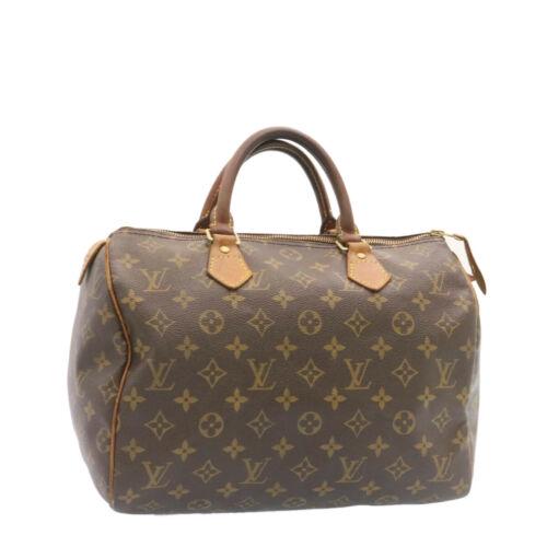 LOUIS VUITTON Monogram Speedy 30 Hand Bag M41526 LV: LOUIS VUITTON Monogram Speedy 30 Hand Bag M41526 LV Brand: LOUIS VUITTON Style: Hand Bag Exterior Material: Monogram Canvas Exterior Color: Monogram Size: See Description Bag Height: 8.3inch(Approx) /