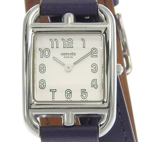 Hermes CC1.210 Cape Cod Double Tour Quartz SS Silver: Hermes CC1.210 Cape Cod Double Tour Quartz SS Silver Dial Ladies Watch Brand: Hermes Type: Wristwatch Department: Womens The Mynt Guarantee: All items in this auction are guaranteed authentic and come