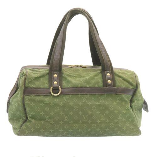 LOUIS VUITTON Monogram Mini Josephine GM Hand Bag TST: LOUIS VUITTON Monogram Mini Josephine GM Hand Bag TST Khaki M92211 LV Brand: LOUIS VUITTON Style: Hand Bag Exterior Material: Monogram Mini Canvas Exterior Color: TST Khaki Size: See Description Bag H