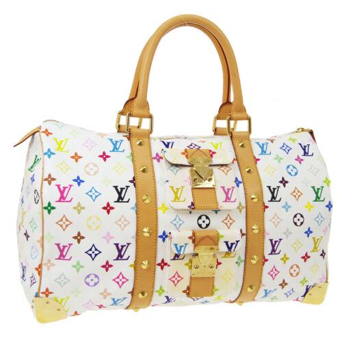 LOUIS VUITTON KEEPALL 45 TRAVEL HAND BAG FL1003: LOUIS VUITTON KEEPALL 45 TRAVEL HAND BAG FL1003 MONOGRAM MULTI M92641 Size: Large Accents: Logo Model: Keepall 45 Country/Region of Manufacture: France Style: Travel Hand Bag Handle Style: Double Hand