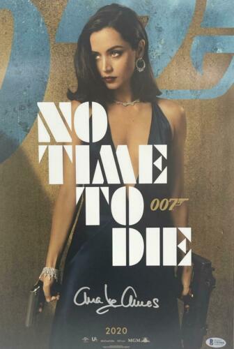 ANA DE ARMAS SIGNED 12X18 PHOTO JAMES BOND NO TIME TO: ANA DE ARMAS SIGNED 12X18 PHOTO JAMES BOND NO TIME TO DIE AUTOGRAPH BECKETT Industry: Movies Object Type: Photograph Original/Reproduction: Original Signed by: Ana De Armas Autograph Authentication: B