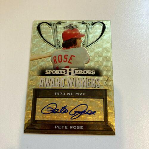 2017 Leaf Sports Heroes Pete Rose #1/1 One Of One Auto: 2017 Leaf Sports Heroes Pete Rose #1/1 One Of One Auto Signed Baseball Set: 2012 Leaf (Wrestling) Graded: No Player/Athlete: Pete Rose Type: Sports Trading Card Sport: Baseball-MLB Baseball Original/R