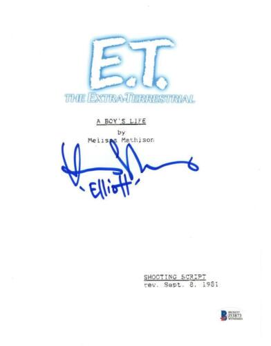 HENRY THOMAS SIGNED E.T. SCRIPT AUTHENTIC AUTOGRAPH: HENRY THOMAS SIGNED E.T. SCRIPT AUTHENTIC AUTOGRAPH EXACT PROOF BECKETT PLEASE NOTE: Framed Large or heavy Items do not have shipping costs included. The exact shipping cost will be added to your invo