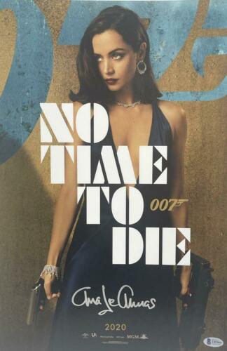 ANA DE ARMAS SIGNED 12X18 PHOTO JAMES BOND NO TIME TO: ANA DE ARMAS SIGNED 12X18 PHOTO JAMES BOND NO TIME TO DIE AUTOGRAPH BECKETT Industry: Movies Object Type: Photograph Original/Reproduction: Original Signed by: Ana De Armas Autograph Authentication: B