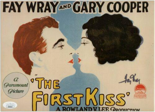 Fay Wray Signed Autographed 11X14 Matted Poster The: Fay Wray Signed Autographed 11X14 Matted Poster The First Kiss JSA Industry: Movies Original/Reproduction: Original Signed by: Fay Wray Autograph Authentication: James Spence (JSA) Player: Fay Wray PL