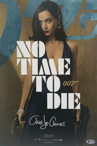 ANA DE ARMAS SIGNED 12X18 PHOTO JAMES BOND NO TIME TO: ANA DE ARMAS SIGNED 12X18 PHOTO JAMES BOND NO TIME TO DIE AUTOGRAPH BECKETT Industry: Movies Object Type: Photograph Original/Reproduction: Original Signed by: Ana De Armas Autograph Authentication: B