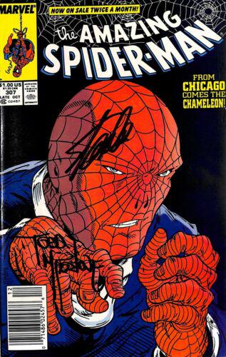 Stan Lee & Todd McFarlane Signed The Amazing Spider-Man: Stan Lee & Todd McFarlane Signed The Amazing Spider-Man #307 Comic BAS PRODUCT_COA: BAS PRODUCT_SIGNED_BY_NAME: Stan Lee & Todd McFarlane PRODUCT_SIGNED_BY_BRAND: Marvel Publication Name: Not Availabl
