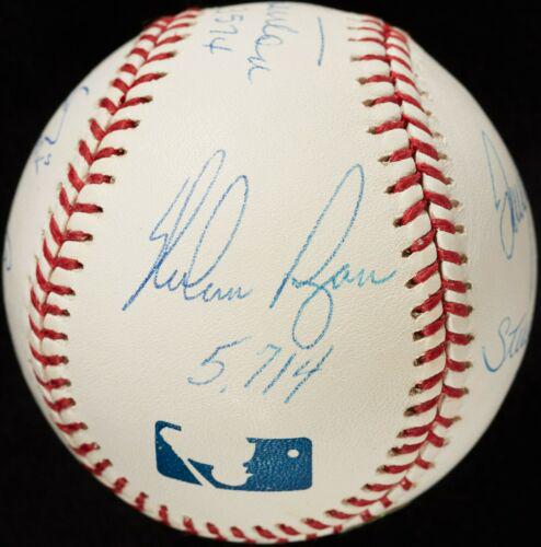 Nolan Ryan Tom Seaver 3000 Strikeout Club Signed: Nolan Ryan Tom Seaver 3000 Strikeout Club Signed Baseball 7 Sigs Beckett Product: Ball Sport: Baseball-MLB Autograph Authentication: Beckett Authentication Services (BAS) Original/Reprint: Original PL