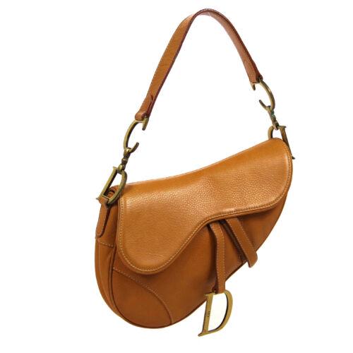 Christian Dior Saddle Hand Bag 01RU0013 Purse Brown: Christian Dior Saddle Hand Bag 01RU0013 Purse Brown Leather Vintage Size: Medium Accents: Logo Model: Hand Bag Country/Region of Manufacture: Italy Style: Saddle Bag Handle Style: Top Handle Bag Heigh