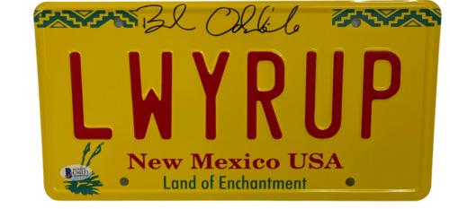 BOB ODENKIRK SIGNED LICENSE PLATE LWYERUP BREAKING BAD: BOB ODENKIRK SIGNED LICENSE PLATE LWYERUP BREAKING BAD AUTOGRAPH BECKETT COA Original/Reproduction: Original Franchise: Photographs Object Type: License Plate Signed by: BOB ODENKIRK Autograph Authent