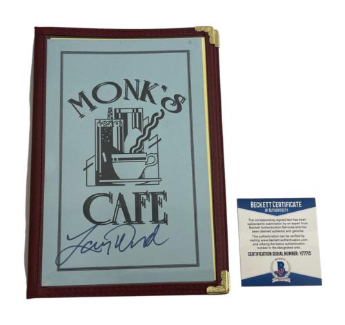 LARRY DAVID SIGNED MONK'S CAFE MENU PROP REPLICA: LARRY DAVID SIGNED MONK'S CAFE MENU PROP REPLICA AUTHENTIC AUTOGRAPH Object Type: Photo Industry: Television Original/Reproduction: Original Show: SEINFELD Signed by: LARRY DAVID Autograph Authenticat