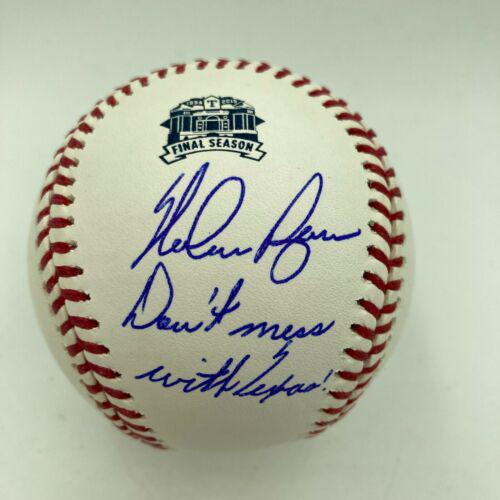 Mint Nolan Ryan "Don't Mess With Texas" Signed Major: Mint Nolan Ryan "Don't Mess With Texas" Signed Major League Baseball JSA Product: Ball Sport: Baseball-MLB Autograph Authentication: James Spence (JSA) Original/Reprint: Original PLEASE NOTE: Framed L