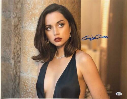ANA DE ARMAS SIGNED 16X20 PHOTO JAMES BOND NO TIME TO: ANA DE ARMAS SIGNED 16X20 PHOTO JAMES BOND NO TIME TO DIE AUTOGRAPH BECKETT Industry: Movies Object Type: Photograph Original/Reproduction: Original Signed by: Ana De Armas Movie: James Bond Autograph