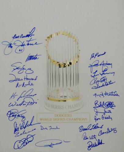 Ramon Martinez Leary Yeager Fairly Osteen Dodgers WS: Ramon Martinez Leary Yeager Fairly Osteen Dodgers WS Champion 16x20 Signed Sport: Baseball-MLB Product: Photo Original/Reprint: Original Player: Ramon Martinez Team: Los Angeles Dodgers EAN: 743014449