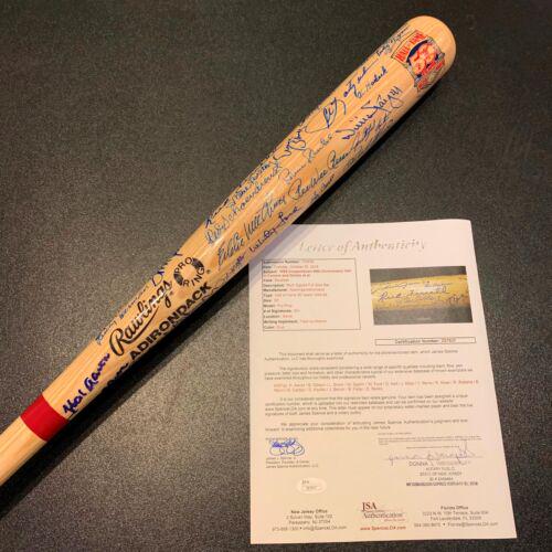 MINT Hall Of Fame Multi Signed Bat 50+ Sigs! Hank Aaron: MINT Hall Of Fame Multi Signed Bat 50+ Sigs! Hank Aaron Sandy Koufax JSA Autograph Authentication: James Spence (JSA) Product: Bat Original/Reprint: Original Sport: Baseball-MLB PLEASE NOTE: Framed La