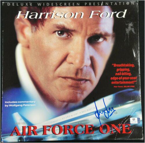 Harrison Ford Signed Autographed Air Force One Laser: Harrison Ford Signed Autographed Air Force One Laser Disc Cover GA GV Industry: Movies Original/Reproduction: Original Autograph Authentication: Global Authentics (GAI) Player: Harrison Ford EAN: 7430