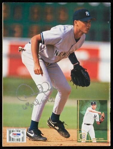 Derek Jeter "6th Pick 1992" Pre Rookie Signed Inscribed: Derek Jeter "6th Pick 1992" Pre Rookie Signed Inscribed Beckett Magazine PSA Product: Magazine Sport: Baseball-MLB Autograph Authentication: Professional Sports Authenticator (PSA) Player: Derek Jeter