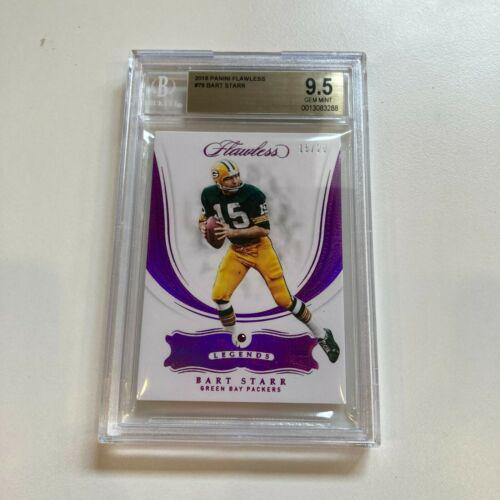2018 Panini Flawless Bart Starr #15/20 BGS 9.5 Gem: 2018 Panini Flawless Bart Starr #15/20 BGS 9.5 Gem Set: 2018 Panini Flawless Season: 2018 Graded: Yes Player/Athlete: Melvin Gordon Bart Starr Grade: 9.5 Type: Sports Trading Card Manufacturer: Panini