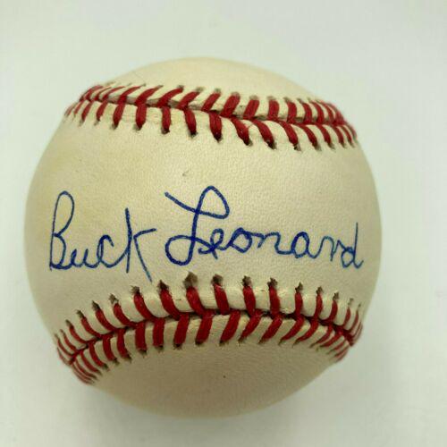 Buck Leonard Signed Official Major League Baseball: Buck Leonard Signed Official Major League Baseball Negro League Legend JSA Product: Ball Sport: Baseball-MLB Autograph Authentication: James Spence (JSA) Original/Reprint: Original PLEASE NOTE: Framed