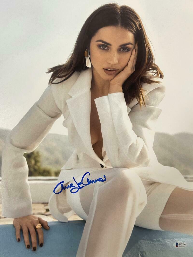 Ana de Armas Authentic Autographed 16x20 Photo: Ana de Armas Authentic Autographed 16x20 Photo Signature: Ana de Armas Product: Autographed 16x20 Photo Certificate of Authenticity: Beckett Hologram & Card The myntauctions.com Guarantee: All items i
