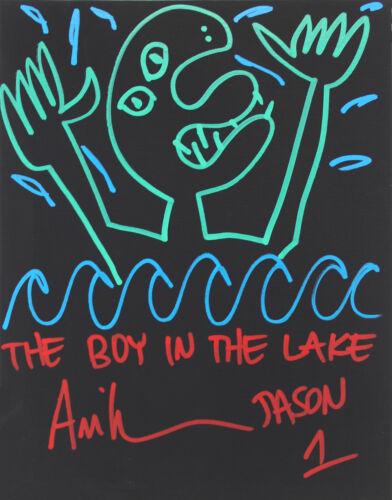 Ari Lehman "BITL Jason 1" Signed 11x14 Canvas: Ari Lehman "BITL Jason 1" Signed 11x14 Canvas Hand-Drawn Sketch BAS Industry: Movies Object Type: Photograph Original/Reproduction: Original Autograph Authentication: Beckett PRODUCT_COA: Beckett PROD