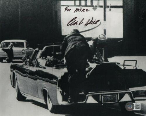Clint Hill Signed Autographed 8X10 Photo JFK Secret: Clint Hill Signed Autographed 8X10 Photo JFK Secret Service Agent BAS Object Type: Photograph Industry: Television Original/Reproduction: Original Signed by: Clint Hill Autograph Authentication: Becke