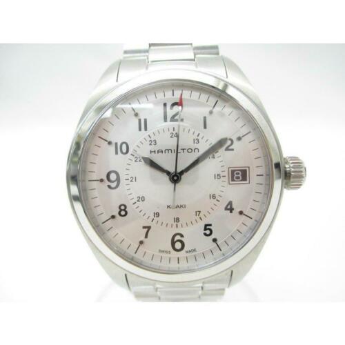HAMILTON Khaki Field H68551153 Men's: HAMILTON Khaki Field H68551153 Men's Brand: Hamilton Department: mens Type: Wristwatch The Mynt Guarantee: All items in this auction are guaranteed authentic and come with a 100% money-back guarantee.