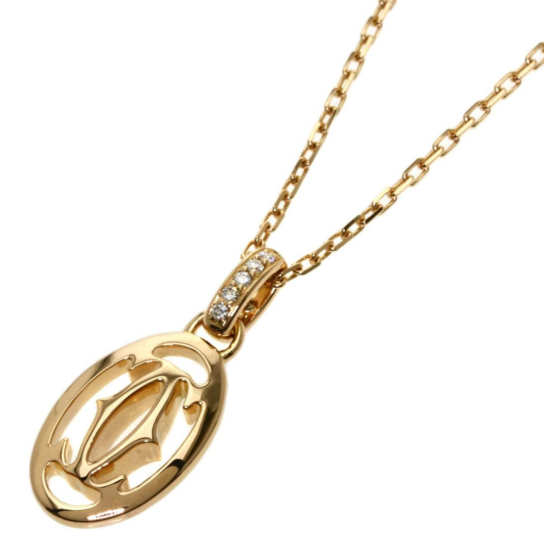 Cartier Necklace K18 Pink Gold Ladies: Cartier Necklace K18 Pink Gold Ladies Brand: Cartier Gender: Women Material: Pink gold (18K) Condition: Used (very good) Overall Scratches: Insignificant Necklace Type: Pendant necklace Weight: 4.2g /