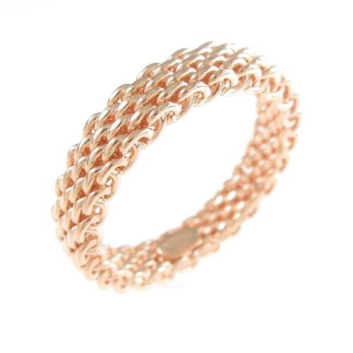 TIFFANY Somerset Narrow Ring: TIFFANY Somerset Narrow Ring Brand: TIFFANY Material: 750PG Gender: Ladies Size: 10.0 (JPN size) ActualSize: width : 3.6mm The Mynt Guarantee: All items in this auction are guaranteed authentic and co