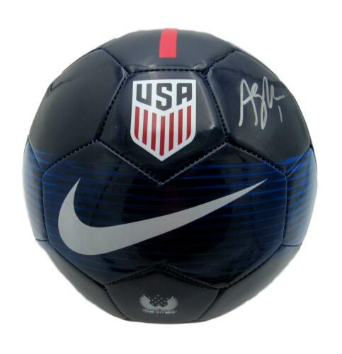 Alyssa Naeher USA Women's Soccer Team Signed Nike Blue: Alyssa Naeher USA Women's Soccer Team Signed Nike Blue Soccer Ball JSA Sport: Soccer Product: Ball Original/Reprint: Original Autograph Authentication: JSA Team: USA Womens Soccer League: Soccer PLEAS