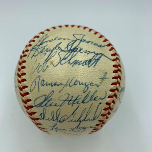 1958 San Francisco Giants Team Signed Baseball: 1958 San Francisco Giants Team Signed Baseball Inaugural Season Willie Mays Autograph Authentication: James Spence (JSA) Team: San Francisco Giants Player: Willie Mays Product: Ball Original/Reprint: