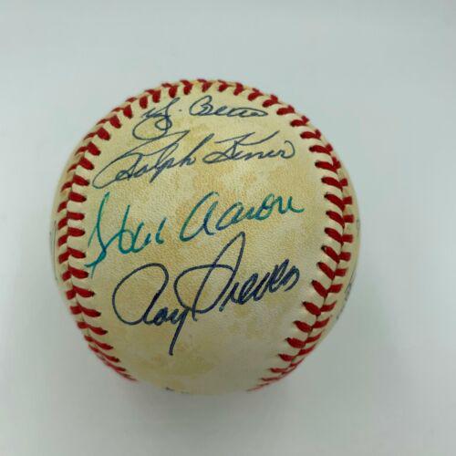 250 Home Run Club Multi Signed Baseball (13) Hank Aaron Stan Musial PSA: 250 Home Run Club Multi Signed Baseball (13) Hank Aaron Stan Musial PSA Autograph Authentication: Professional Sports (PSA/DNA) Original/Reproduction: Original Industry: Music PLEASE NOTE: Framed Larg
