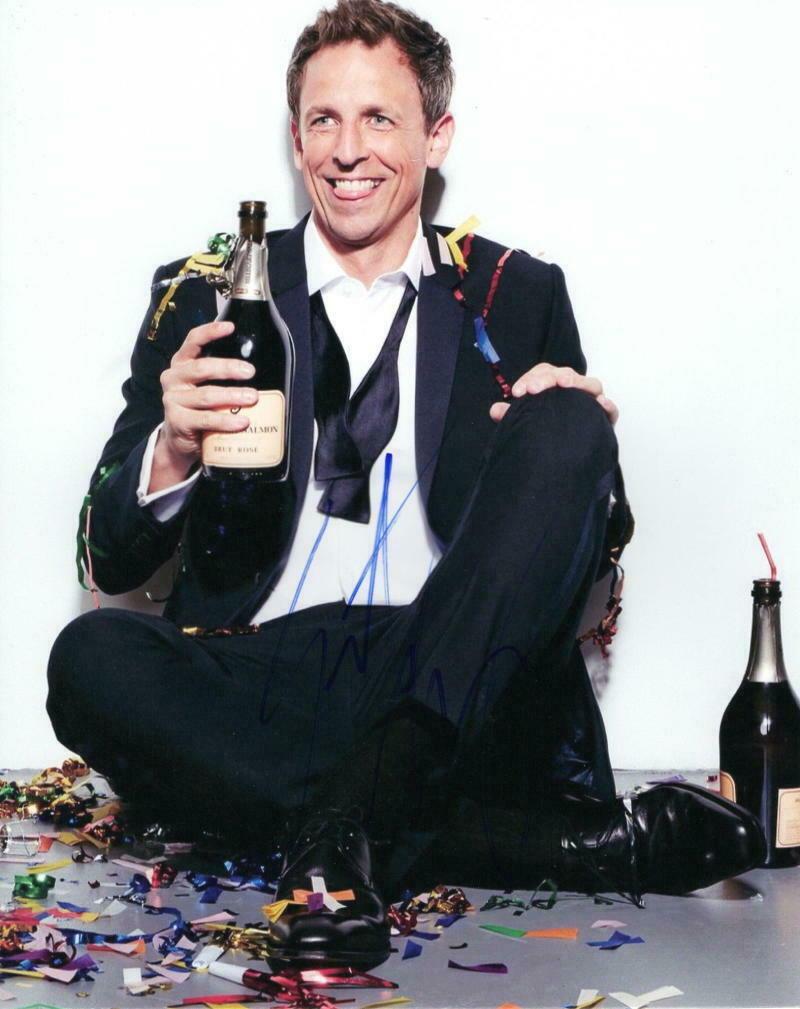 Seth Meyers Authentic Autographed 8x10 Photo: Seth Meyers Authentic Autographed 8x10 Photo Signature: Seth Meyers Product: Autographed 8x10 Photo Featured TV Show: Late Night with Seth Meyers The Mynt Guarantee: All items in this auction are guar