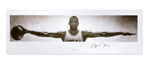 Michael Jordan Autographed 76x28 Photo "Wings" Nike Poster Chicago Bulls: Michael Jordan Autographed 76x28 Photo "Wings" Nike Poster Chicago Bulls Sport: Basketball-NBA Product: Lithograph Poster & Print Original/Reprint: Original Player: Michael Jordan Autograph Authentica