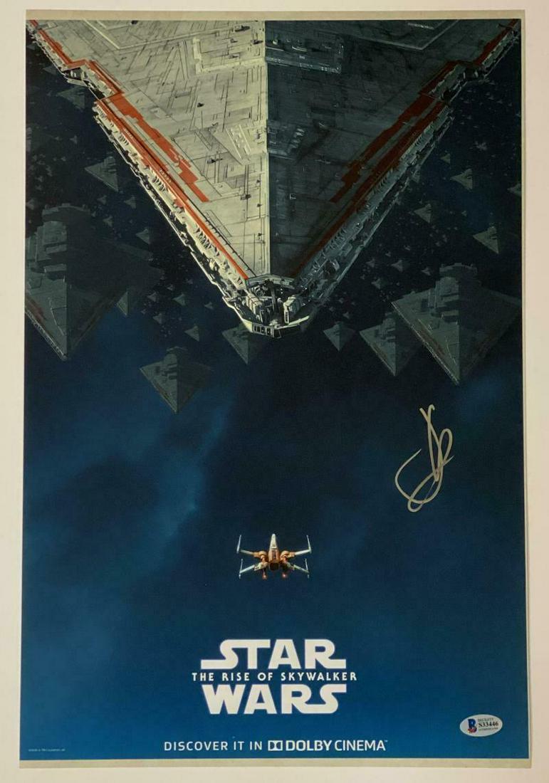 JJ Abrams Authentic Autographed 12x18 Photo Poster: JJ Abrams Authentic Autographed 12x18 Photo Poster Signature: JJ Abrams Product: Autographed 12x18 Photo Poster Featured Movie: Star Wars: The Rise of Skywalker Certificate of Authenticity: Beckett Ho