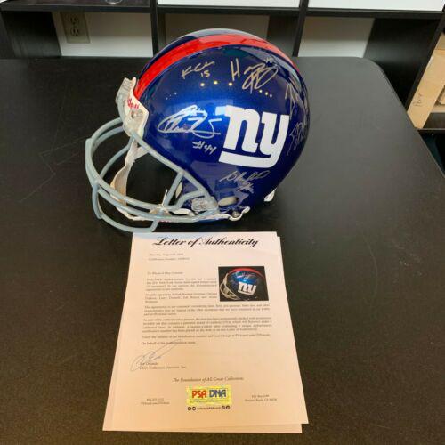 2014 New York Giants Team Signed Full Size Helmet With PSA DNA (0101M