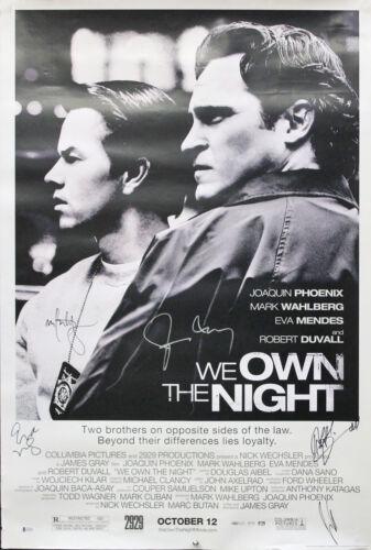 (5) Duvall Wahlberg Phoenix & Mendes Signed 27x40 We Own The Night Poster: (5) Duvall Wahlberg Phoenix & Mendes Signed 27x40 We Own The Night Poster Industry: Movies Object Type: Poster Original/Reproduction: Original Autograph Authentication: BAS PRODUCT_COA: BAS PRODUCT_SI