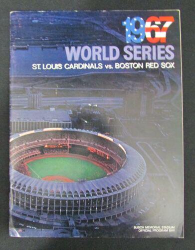 Vintage 1967 Cardinals Red Sox Official World Series Program: Vintage 1967 Cardinals Red Sox Official World Series Program Team: Boston Red Sox Original/Reproduction: Original PLEASE NOTE: Framed Large or heavy Items do not have shipping costs included. The exac